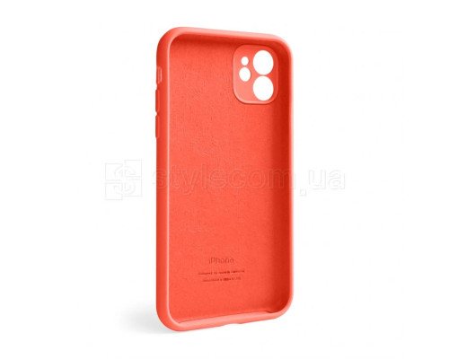 Чохол Full Silicone Case для Apple iPhone 12 orange (13) закрытая камера TPS-2710000233749