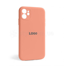 Чохол Full Silicone Case для Apple iPhone 12 peach (27) закрытая камера