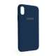 Чохол Full Silicone Case для Apple iPhone X, Xs blue cobalt (36) TPS-2710000233947