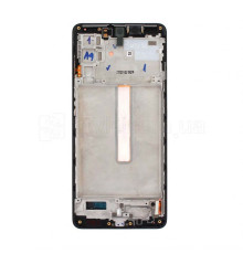 Дисплей (LCD) для Samsung Galaxy M52/M526 (2021) з тачскріном та рамкою black Service Original (PN:GH82-27094A) TPS-2710000233961