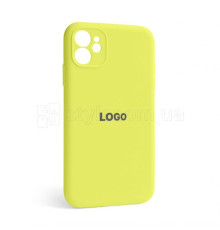 Чохол Full Silicone Case для Apple iPhone 12 flash lime (41) закрита камера