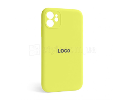 Чохол Full Silicone Case для Apple iPhone 12 flash lime (41) закрита камера TPS-2710000234135