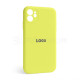 Чохол Full Silicone Case для Apple iPhone 12 flash lime (41) закрита камера TPS-2710000234135