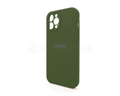 Чохол Full Silicone Case для Apple iPhone 12 Pro Max army green (45) закрита камера TPS-2710000234159