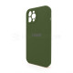 Чохол Full Silicone Case для Apple iPhone 12 Pro Max army green (45) закрита камера TPS-2710000234159