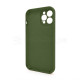 Чохол Full Silicone Case для Apple iPhone 12 Pro Max army green (45) закрита камера TPS-2710000234159