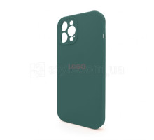 Чохол Full Silicone Case для Apple iPhone 12 Pro Max pine green (55) закрита камера TPS-2710000234203