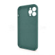 Чохол Full Silicone Case для Apple iPhone 12 Pro Max pine green (55) закрита камера TPS-2710000234203