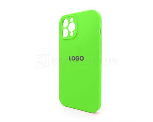 Чохол Full Silicone Case для Apple iPhone 12 Pro Max shiny green (40) закрита камера TPS-2710000234227