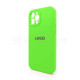 Чохол Full Silicone Case для Apple iPhone 12 Pro Max shiny green (40) закрита камера TPS-2710000234227