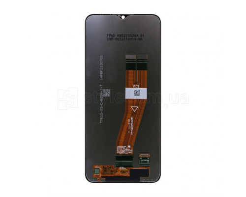 Дисплей (LCD) для Samsung Galaxy A03s/A037 (2021) 160х72мм з тачскріном black Service Original (PN:GH81-21232A) TPS-2710000234241