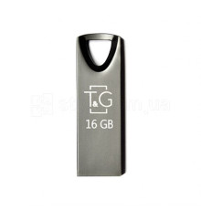 Флеш пам'ять USB T&G 117 Metal Series 16GB black (TG117BK-16G)