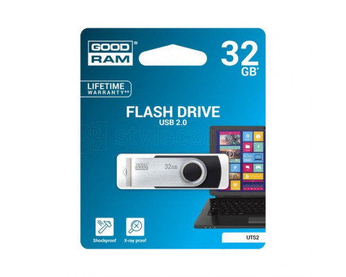 Флеш-пам'ять USB GOODRAM (Twister) UTS2 32GB black (UTS2-0320K0R11)