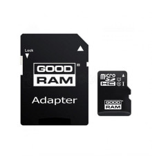 Карта пам'яті Goodram MicroSDHC 32GB Class 10 UHS-I + SD-адаптер (M1AA-0320R12) TPS-2710000234357