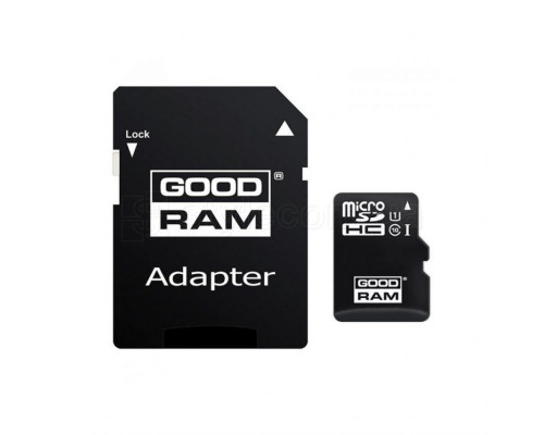 Карта пам'яті Goodram MicroSDHC 32GB Class 10 UHS-I + SD-адаптер (M1AA-0320R12) TPS-2710000234357