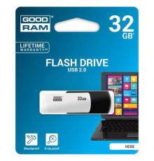 Флеш пам'ять USB GOODRAM (Colour Mix) UCO2 32GB black/white (UCO2-0320KWR11)