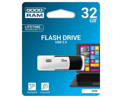 Флеш-пам'ять USB GOODRAM (Colour Mix) UCO2 32GB black/white (UCO2-0320KWR11)
