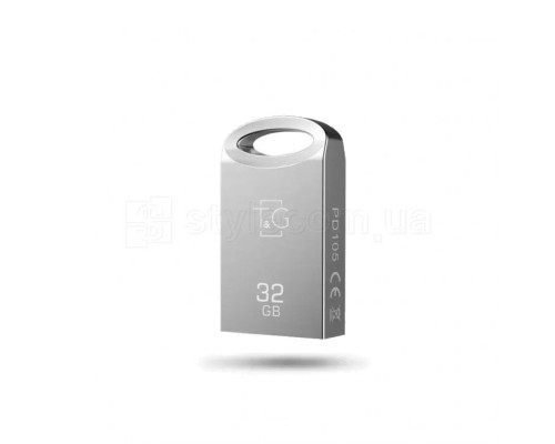 Флеш-пам'ять USB T&G 105 Metal Series 32GB silver (TG105-32G)