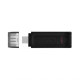 Флеш-пам'ять USB3.2 Kingston DataTraveler 70 32GB Type-C Black (DT70/32GB) TPS-2710000234449