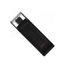 Флеш-пам'ять Kingston DataTraveler 70 USB3.2 32GB Type-C Black (DT70/32GB)