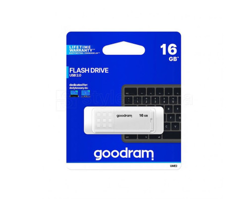 Флеш-пам'ять USB GOODRAM UME2 16GB white (UME2-0160W0R11)