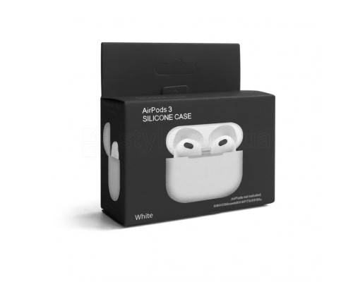 Чохол для AirPods 3 Slim white / білий (11) TPS-2710000234937