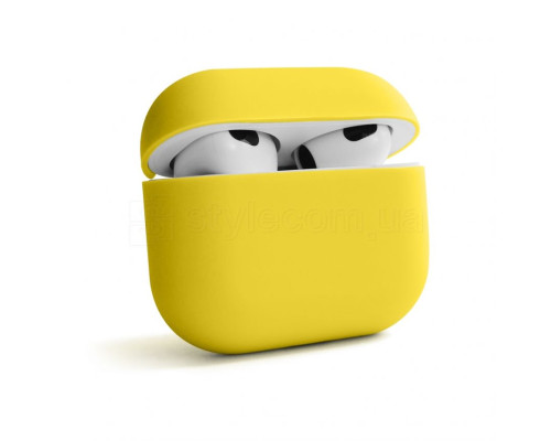 Чохол для AirPods 3 Slim yellow / жовтий (14)