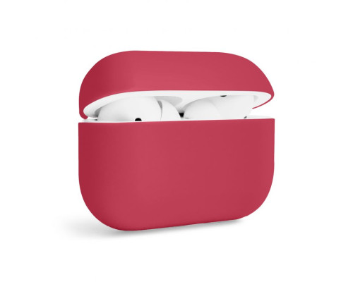 Чохол для AirPods Pro Slim dark red (crimson) / темно-червоний (малиновий) (9)