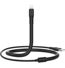 Кабель USB XO NB195 Lightning 2.4A 1.2м black TPS-2710000235163