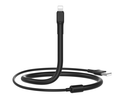 Кабель USB XO NB195 Lightning 2.4A 1.2м black
