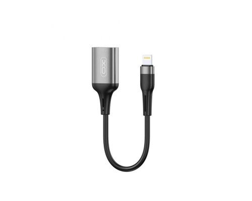 Перехідник OTG XO NB201 Lightning to USB2.0 grey TPS-2710000235194