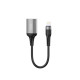 Перехідник OTG XO NB201 Lightning to USB2.0 grey TPS-2710000235194