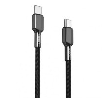 Кабель USB XO NB-Q183B Type-C to Type-C PD 60W Fast Charge 3A black TPS-2710000235309