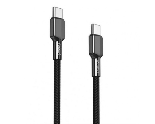 Кабель USB XO NB-Q183B Type-C to Type-C PD 60W Fast Charge 3A black