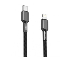 Кабель USB XO NB-Q183A Type-C to Lightning PD 20W Fast Charge 2.22A black TPS-2710000235293