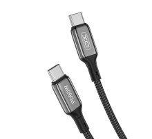 Кабель USB XO NB-Q180B Type-C to Type-C PD 60W Fast Charge 3A black TPS-2710000235323