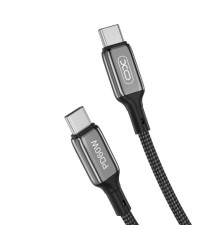 Кабель USB XO NB-Q180B Type-C to Type-C PD 60W Fast Charge 3A black