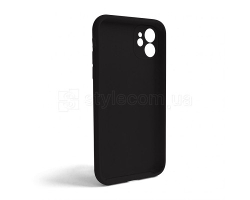 Чохол Full Silicone Case для Apple iPhone 11 black (18) закрита камера (без логотипу) TPS-2710000235699