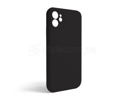 Чохол Full Silicone Case для Apple iPhone 11 black (18) закрита камера (без логотипу) TPS-2710000235699