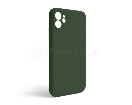 Чохол Full Silicone Case для Apple iPhone 11 atrovirens green (54) закрита камера (без логотипу) TPS-2710000235682