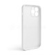 Чохол Full Silicone Case для Apple iPhone 13 Pro Max white (09) закрита камера (без логотипу) TPS-2710000236450