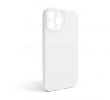 Чохол Full Silicone Case для Apple iPhone 13 Pro Max white (09) закрита камера (без логотипу) TPS-2710000236450