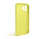 Чохол Full Silicone Case для Apple iPhone 13 Pro Max flash lime (41) закрита камера (без логотипу) TPS-2710000236344