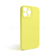 Чохол Full Silicone Case для Apple iPhone 13 Pro Max flash lime (41) закрита камера (без логотипу)