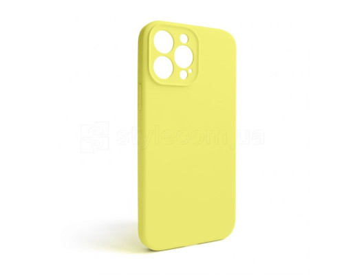 Чохол Full Silicone Case для Apple iPhone 13 Pro Max flash lime (41) закрита камера (без логотипу) TPS-2710000236344