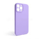 Чохол Full Silicone Case для Apple iPhone 13 Pro Max lilac (39) закрита камера (без логотипу) TPS-2710000236368