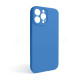 Чохол Full Silicone Case для Apple iPhone 13 Pro Max royal blue (3) закрита камера (без логотипу) TPS-2710000236412
