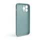 Чохол Full Silicone Case для Apple iPhone 13 Pro Max sea blue (21) закрита камера (без логотипу) TPS-2710000236429