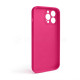 Чохол Full Silicone Case для Apple iPhone 13 Pro Max shiny pink (38) закрита камера (без логотипу) TPS-2710000236436