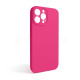 Чохол Full Silicone Case для Apple iPhone 13 Pro Max shiny pink (38) закрита камера (без логотипу) TPS-2710000236436